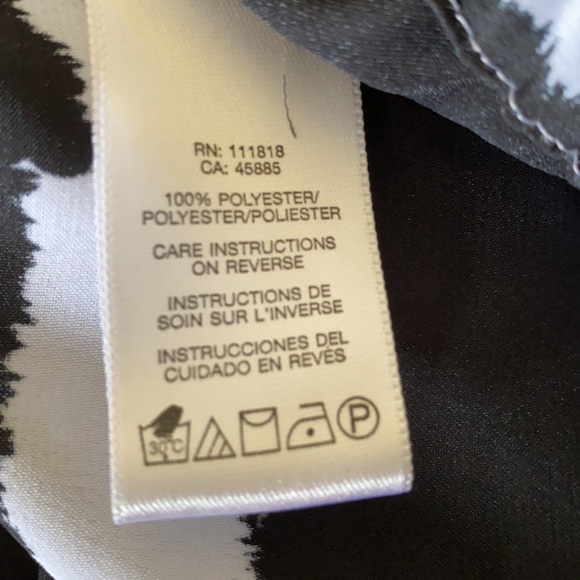 Michael Kors black and white blouse size S - Picture 11 of 11